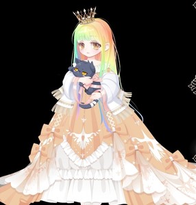 (出)低出奥比岛玛丽苏七彩长发可直拍