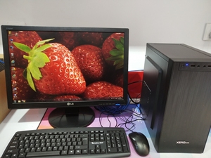 23寸台式电脑,lg显示器,成色好,小主机,没怎么用,实物实