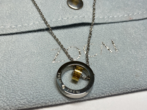 zocai/佐卡伊 钻石项链旋转的爱钻石项链女士时尚钻石项坠