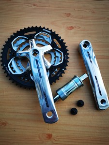 台产fsa 公路车山地车折叠车大牙盘50t齿50-39-30