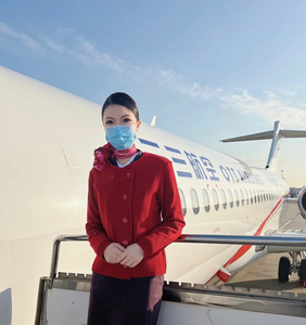 上航空姐制服羊毛开衫