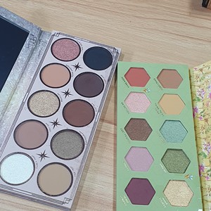 colourpop卡拉泡泡圣诞限定新品眼影盘大地色10色ro