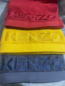 山姆新品 KENZO浴巾剪标 ，出口日单的奢侈品牌，