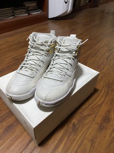 aj12 ovo 猫头鹰 白色 44码 正品随便验 得物断码