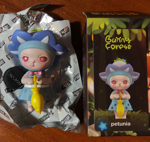 泡泡玛特 bunny兔子森林系列盲盒 牵牛花 印第安