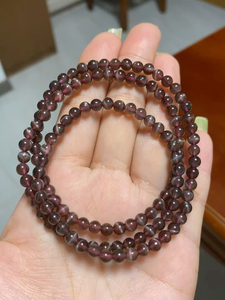 出坑:天然猫眼紫方柱石多圈手串手链(全新)