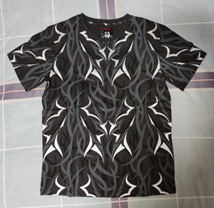 clot黑荆棘 初代元年人头标陈冠希同款t恤短袖