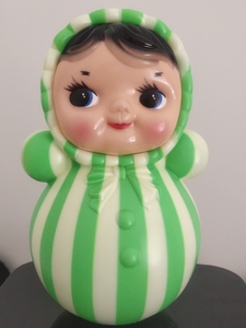 80年代 90年代 琴不倒 不倒翁娃娃 老玩具 怀旧收藏,全