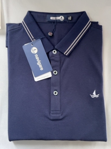 navigare/纳维凯尔意大利小帆船短袖t恤男夏季纯棉翻领