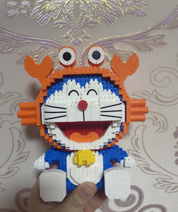 机器猫 巨蟹座乐高成品 ,低价出,带图纸发货,不包散架!售出