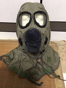 美军老学校,海湾战争,m17防毒面具防化头罩 m6a2,目前