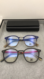 platoy眼镜淘宝个性jfrey正品手造超质感金属板眼镜框多色炫彩近视