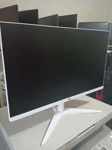 aoc 24b1xh,24寸白色无边框显示器.还在保修期内.