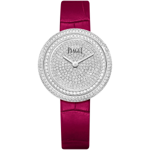 99新闲置全套 正品伯爵 possession系列g0a43080改款满钻石英女表