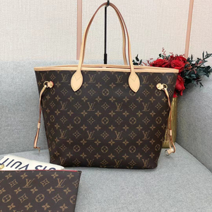 99新lv/路易威登nf中号老花子母袋购物袋女款手提单肩腋下包