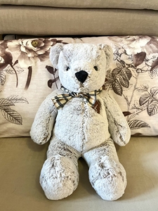 几乎全新正品joanne韩国济州岛泰迪熊博物馆 灰色泰迪熊