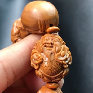 001人付款淘宝橄榄核雕.財源滚滚橄榄核雕.