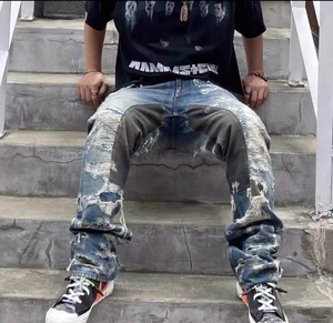 givenchy 大破坏糜烂拉丝牛仔裤 本季期待了最久的一条