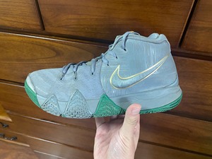 正品耐克nike篮球鞋欧文4灰绿凯尔特人,黄金码41码,气垫_阿里巴巴找货