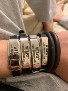 特价 wtaps坐标纪念手环 日系军事风工装手链citybo