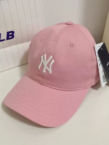 0051人付款淘宝韩国正品mlb棒球帽洋基队ny粉色金标帽子可调节男