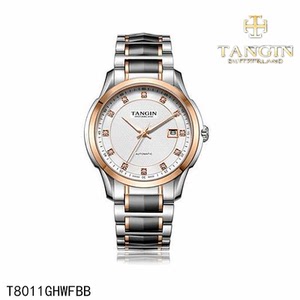 瑞士tangin天珺手表 正品真钻全自动机械男表t8006g