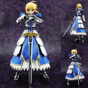 万代日版 fatezero 超合金 saber 可动手办
