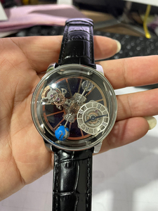 高仿捷克豹.天体陀飞轮.会转的机械表.3000块钱买的.买了