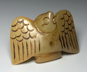 「高古玉 #玄鸟」古玉~古玩~古藏品~挂件~佩饰~玉佩~凤鸟