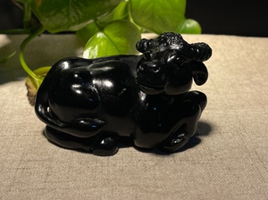 258不议价 楚石墨晶,超像寿山豆耿石