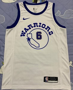 尼克杨球衣勇士队复古白袜子款m码44全新带吊牌