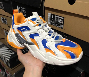 虎扑卖家 安踏满贯休闲时尚棕黄蓝低帮老爹鞋112018882