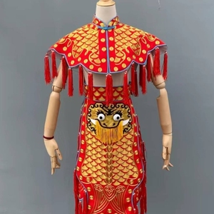 戏曲鱼鳞甲 霸王别姬服装舞旦戏服鱼鳞戏装京剧状元媒梆子三圣母