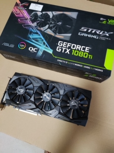 华硕猛禽1080ti 11g显卡,rog玩家国度,败家之眼
