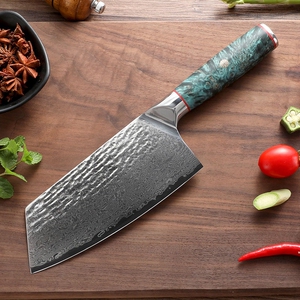 江山系列大马士菜刀日本进口大马士革粉末钢切菜刀切片刀厨师刀小