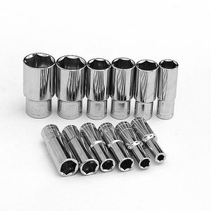 加长型套筒头8-32mm7 14-17套同头小风炮加深套筒头子螺丝套头工