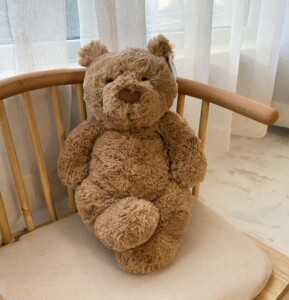 英国jellycat巴塞罗那小熊玩偶娃娃毛绒玩具泰迪熊安抚公