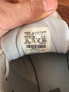 耐克经典绿标白色板鞋,越南制造,低价甩卖