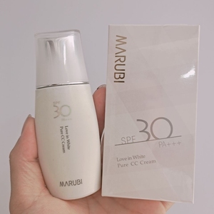 丸美防晒霜白色之恋纯白CC霜 SPF30倍隔离霜乳美白遮瑕学