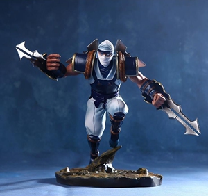 英雄联盟lol 影流之主冲击之刃劫 白劫手办模型摆件 无彩