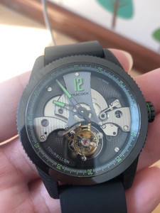 陀飞轮 丹东孔雀陀飞轮机械表 运动腕表 表壳表扣机芯夹板整体