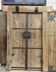 老榆木门板门套 老榆木  风化木 茶桌茶台茶室 民宿装饰摆件