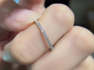 dbe玫瑰金钻石戒指3799元在售99新(专柜可免费翻新)1