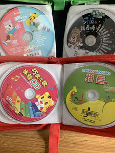 巧虎乐智小天地碟片,dvd碟机st999,一共有39期碟片