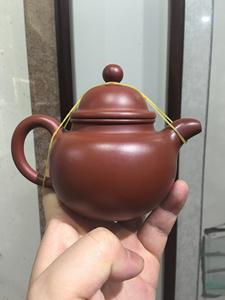 王建英 紫砂壶 掇球 器型周正 泥料油润 原矿大红袍