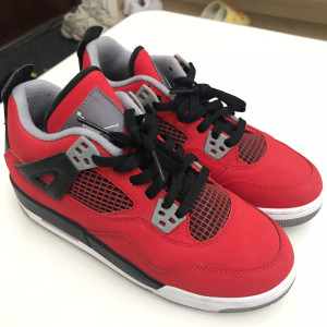 正品aj4 air jordan 4 公牛红 女码篮球鞋_阿里巴巴找货神器