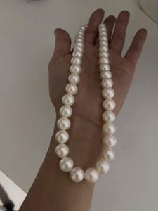 包邮孟加拉珍珠项链直径为9-10毫米