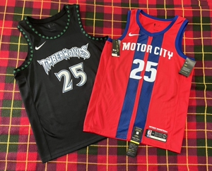 nba 罗斯 derrick rose 森林狼25号球衣