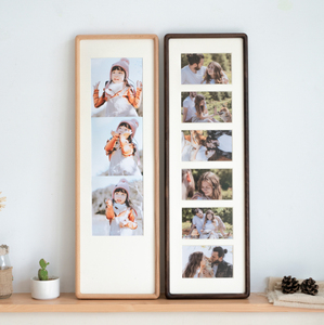 （厂家批发定制）纯实木榫卯工艺相框卡纸多孔三连六连六寸照片婚