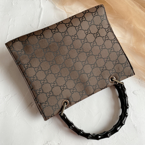 gucci古驰老花竹节戴妃